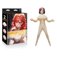 GIRLS CRUSH PVC DOLL IN FLESH